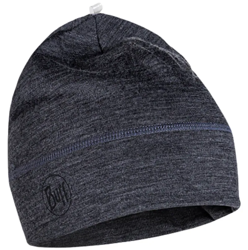Buff Merino Lightweight Beanie Solid Grey